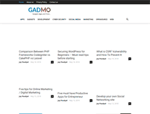 Tablet Screenshot of gadmo.com